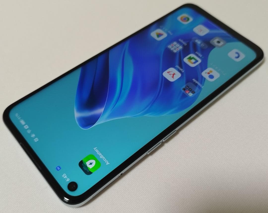OPPO Reno5 A Y!mobile アイスブルー eSIM対応