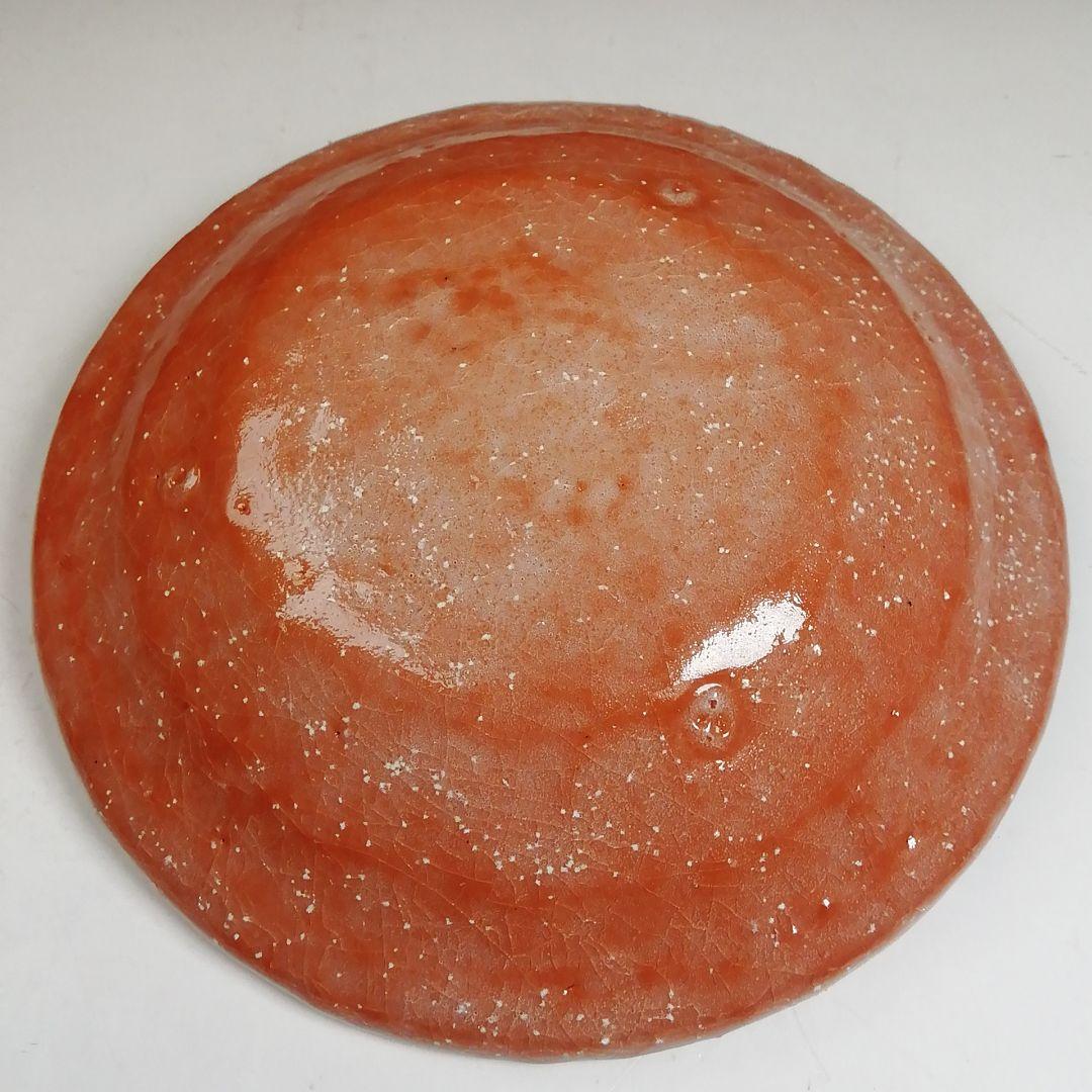 Ｔ９９４　水指　『赤楽　水指』『楽入 造』　共箱　茶道具