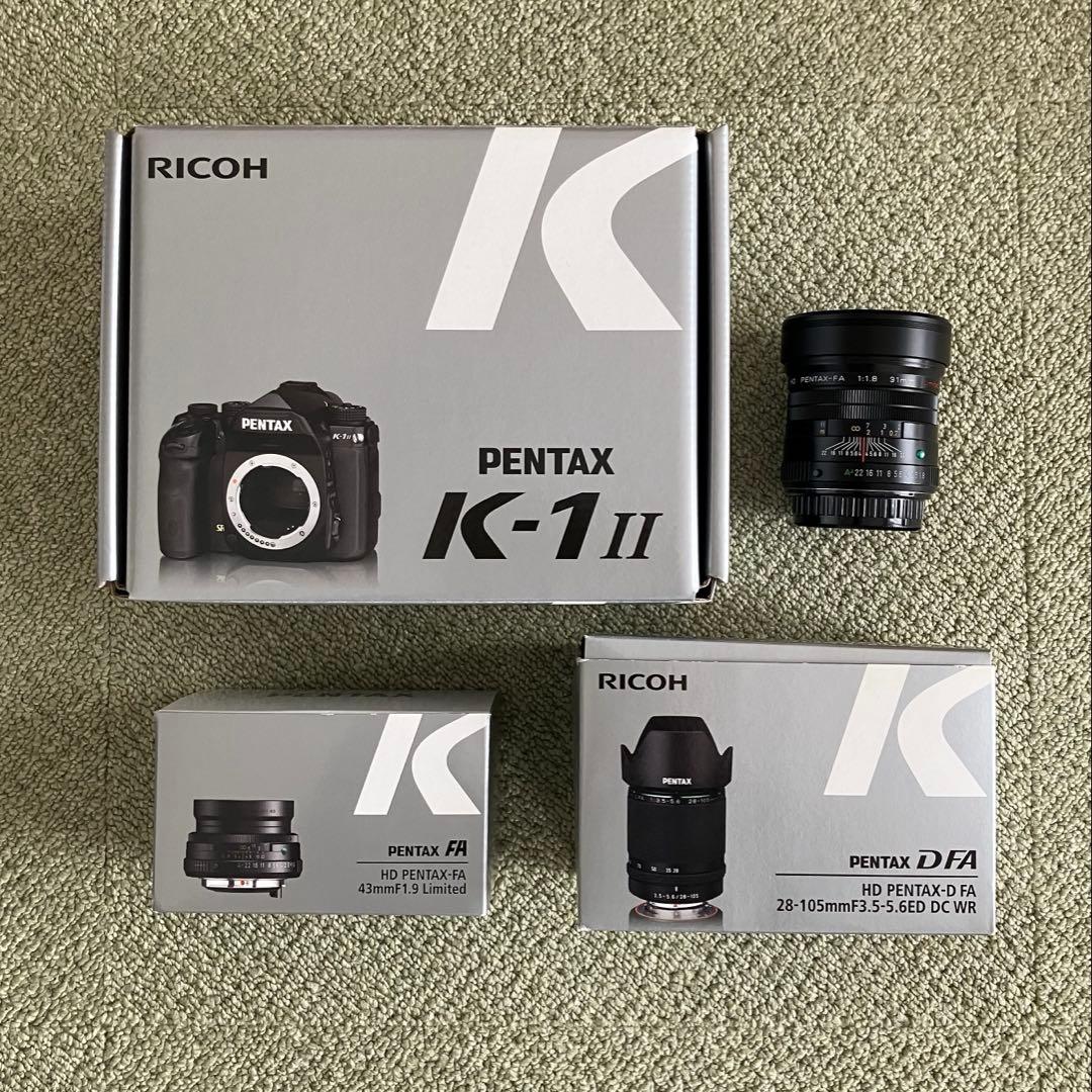 PENTAX K-1 Mark II & レンズ3本セット