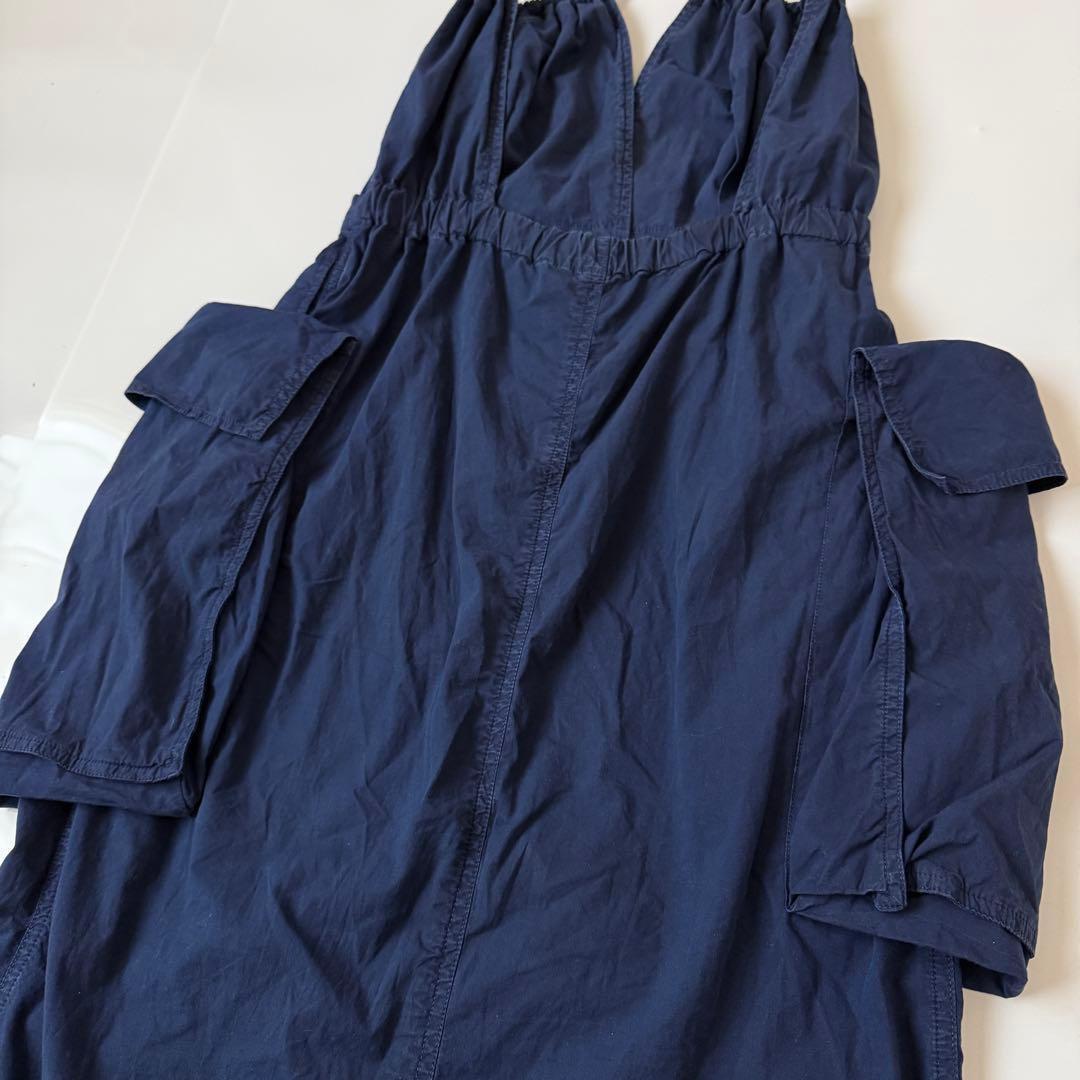 ドリスヴァンノッテン ジャンプスカート　ワンピース　ネイビー　36