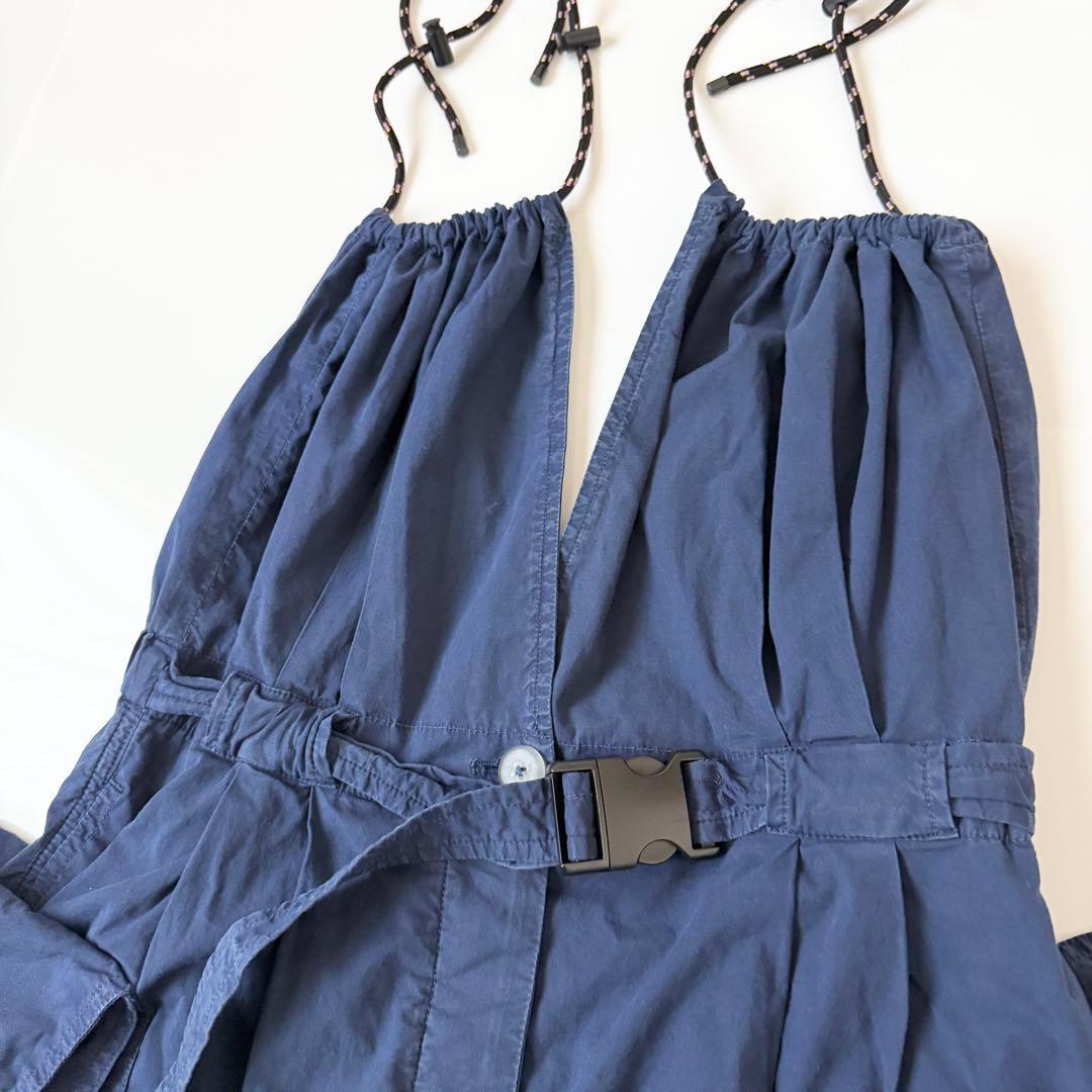 ドリスヴァンノッテン ジャンプスカート　ワンピース　ネイビー　36