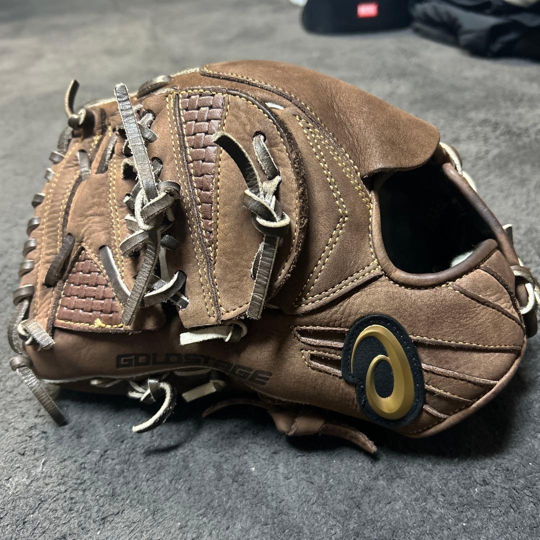 GOLD STAGEブラウン 硬式野球グローブ