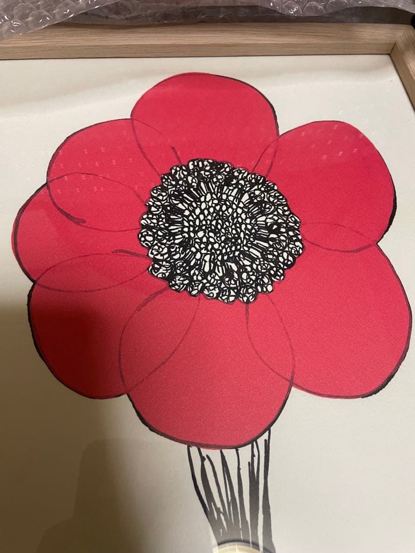 山口一郎 / Giclee（ジクレー印刷）赤い花　Sサイズ