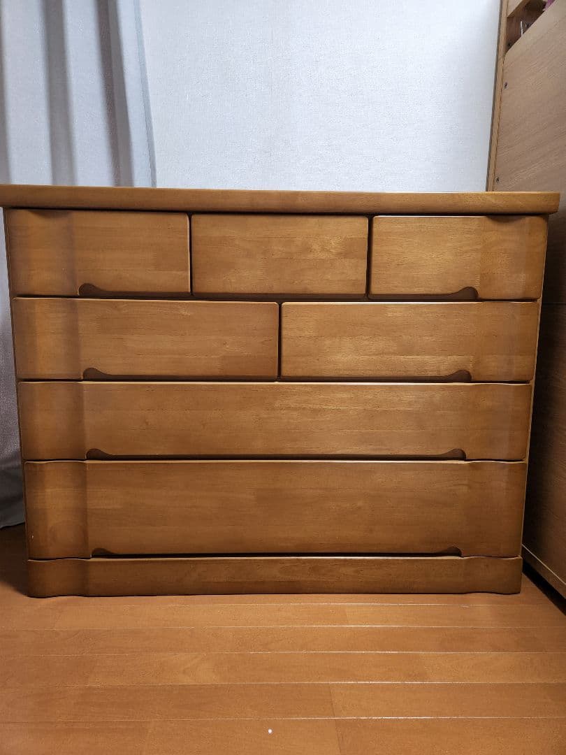 大川家具 ローチェスト送料込み