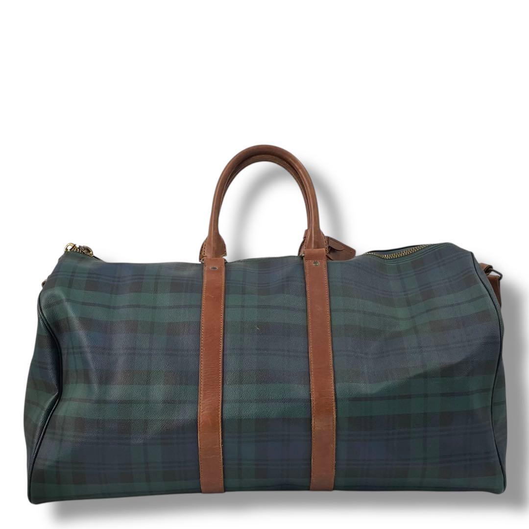 Vintage Polo Ralph Lauren チェック柄 ボストンバッグ