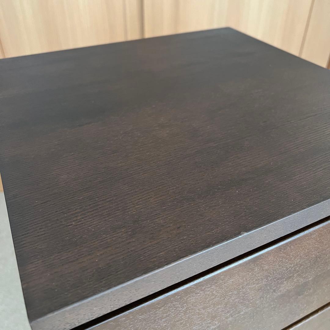 無印良品　タモ材4段チェスト【廃盤品】