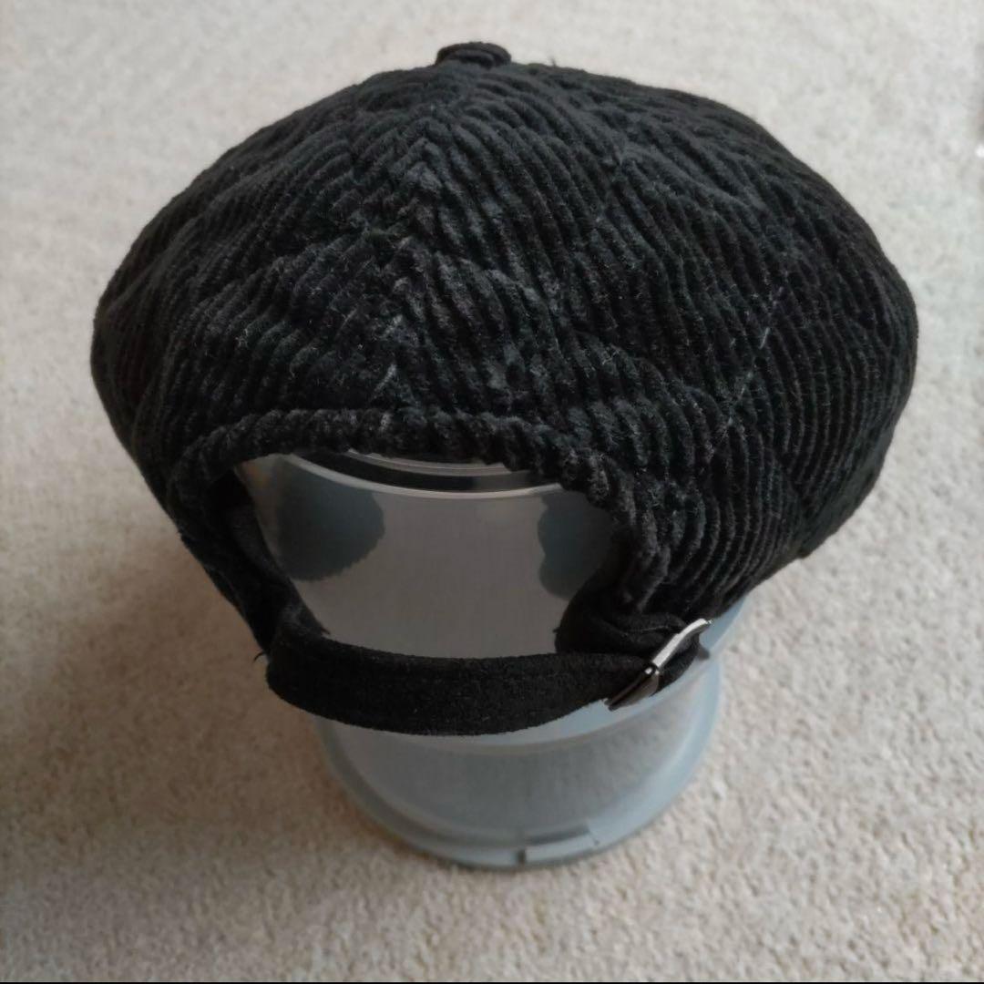 90s白タグUSA製 エディバウアーキャップ　コーデュロイ　黒