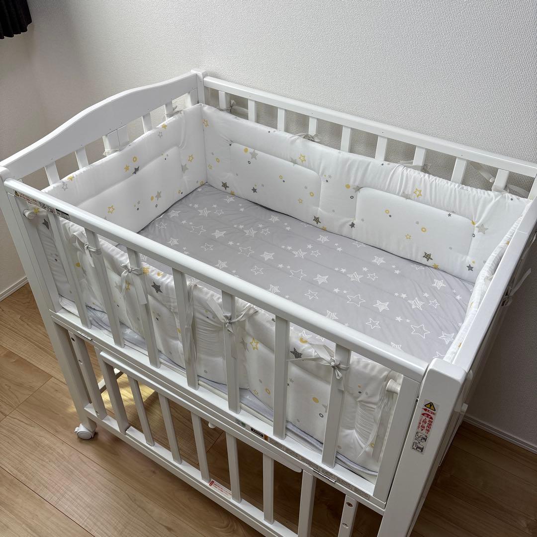 カトージ KATOJI ミニベビーベッド　（折り畳み）