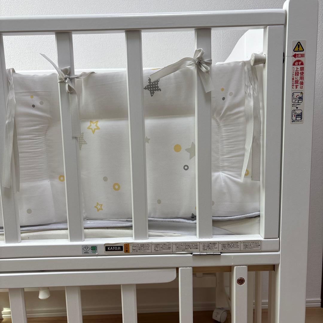カトージ KATOJI ミニベビーベッド　（折り畳み）