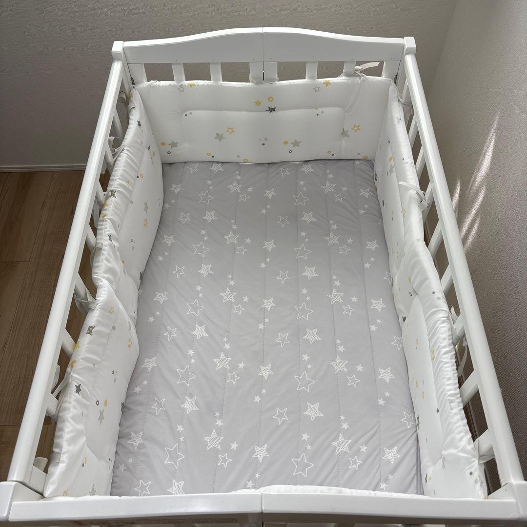 カトージ KATOJI ミニベビーベッド　（折り畳み）