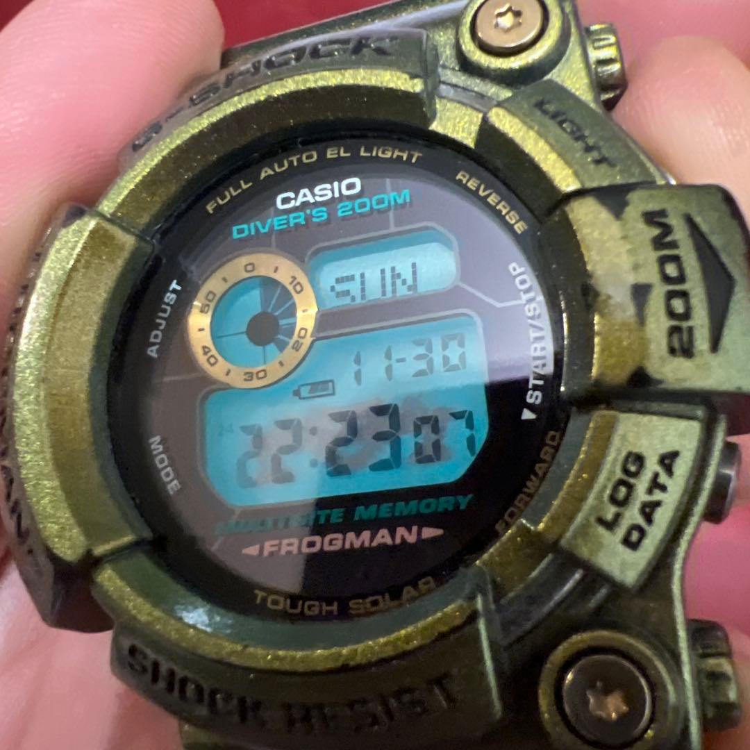 G-SHOCK GW-200-9JF FROGMAN 白虎　ディフェンダー　中古