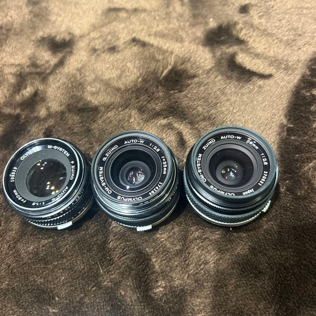 OLYMPUS AUTOレンズ３個セット 28mm 35mm 50mm