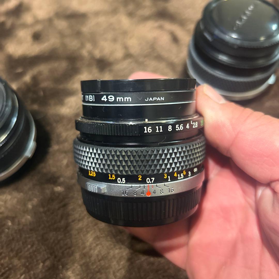 OLYMPUS AUTOレンズ３個セット 28mm 35mm 50mm