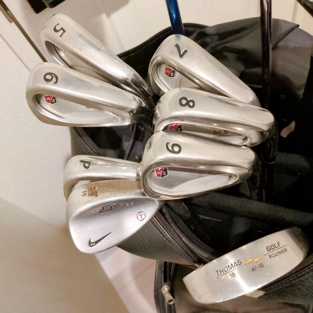 【けー】一式揃う！中古メンズゴルフクラブフルセット！