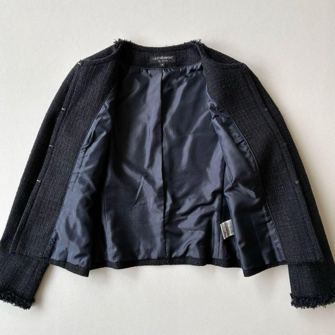 LAUTREAMONT　ツイードノーカラージャケット