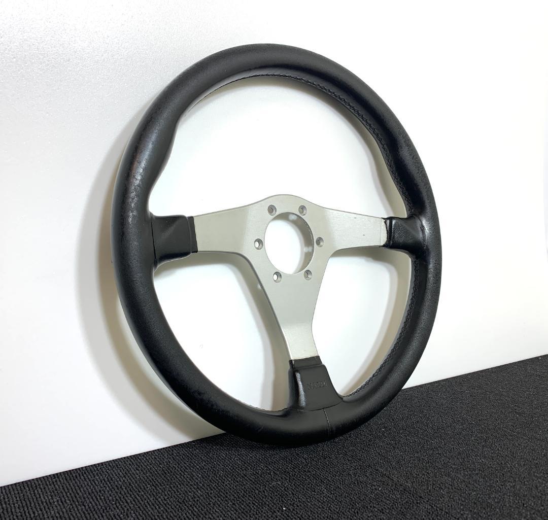 ナルディ ガラ3 タイプ0 レザー ステアリング 35パイ 補修ベースにも
