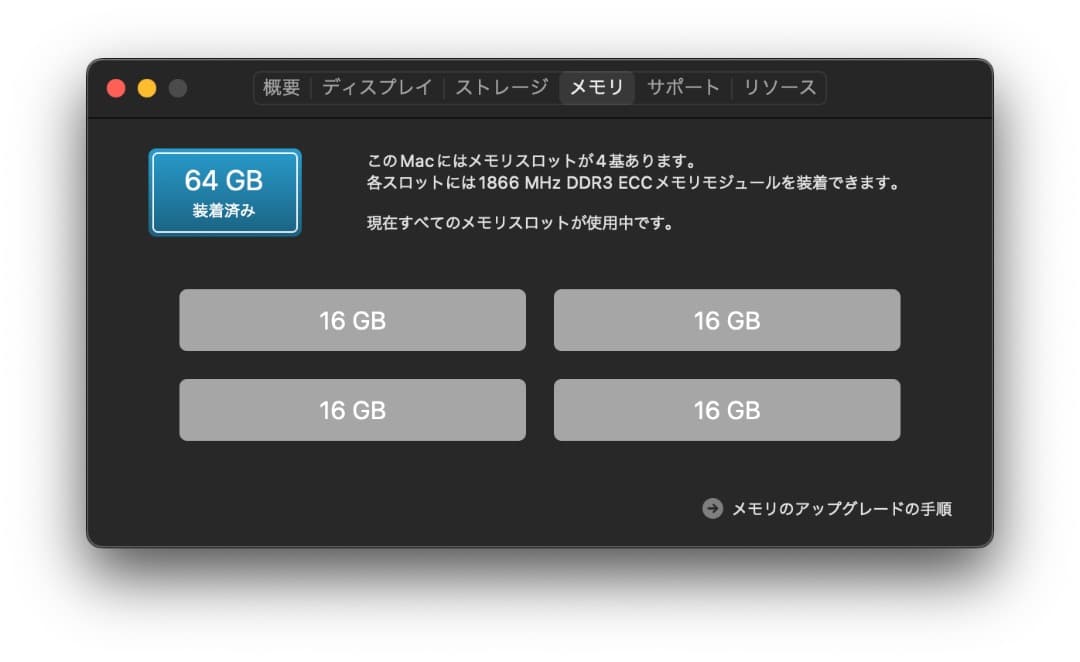 Apple Mac Pro (Late 2013) 64GB｜SSD250GB