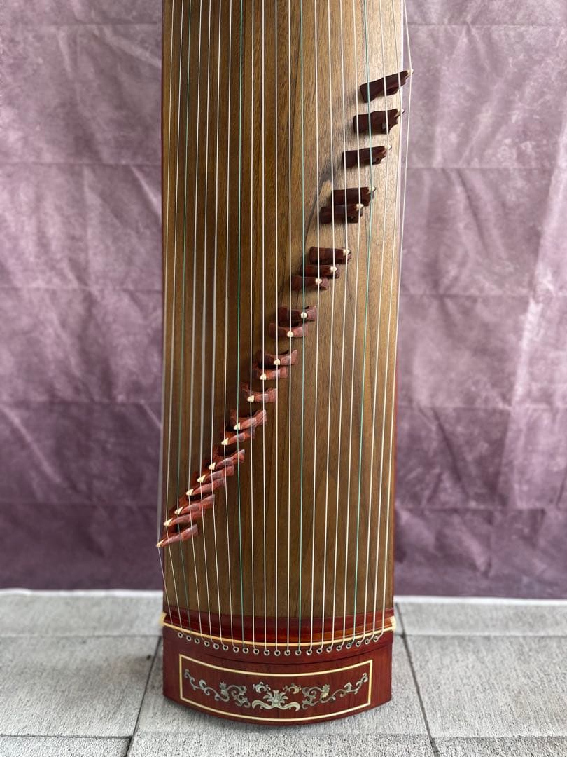 P*様 【大唐】中国 伝統弦楽器 民族楽器　箏21弦グーチェン