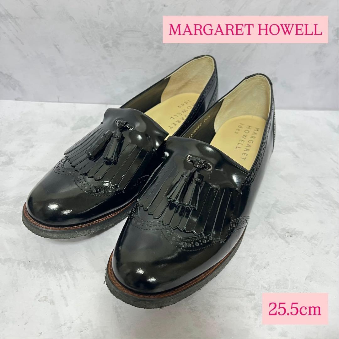 ❣️未使用級❣️ マーガレットハウエル タッセルローファー ウイングチップ フリンジ