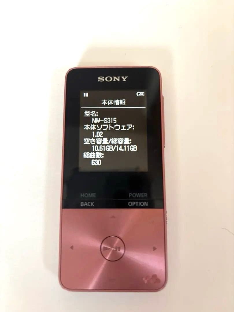 SONY ウォークマン WALKMAN NW-S315