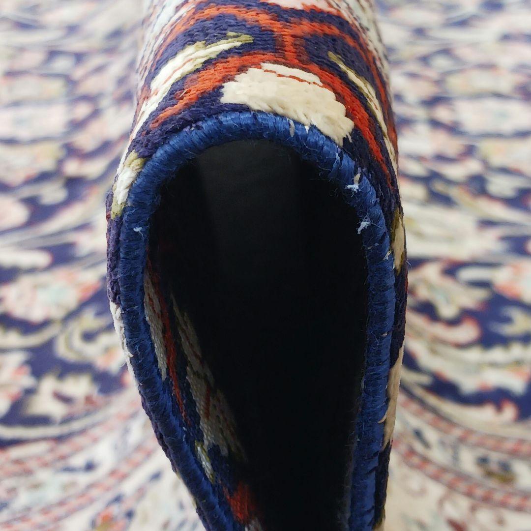 専用 Y3251 高級ペルシャ絨毯 クム産 工房サイン シルク 手織り