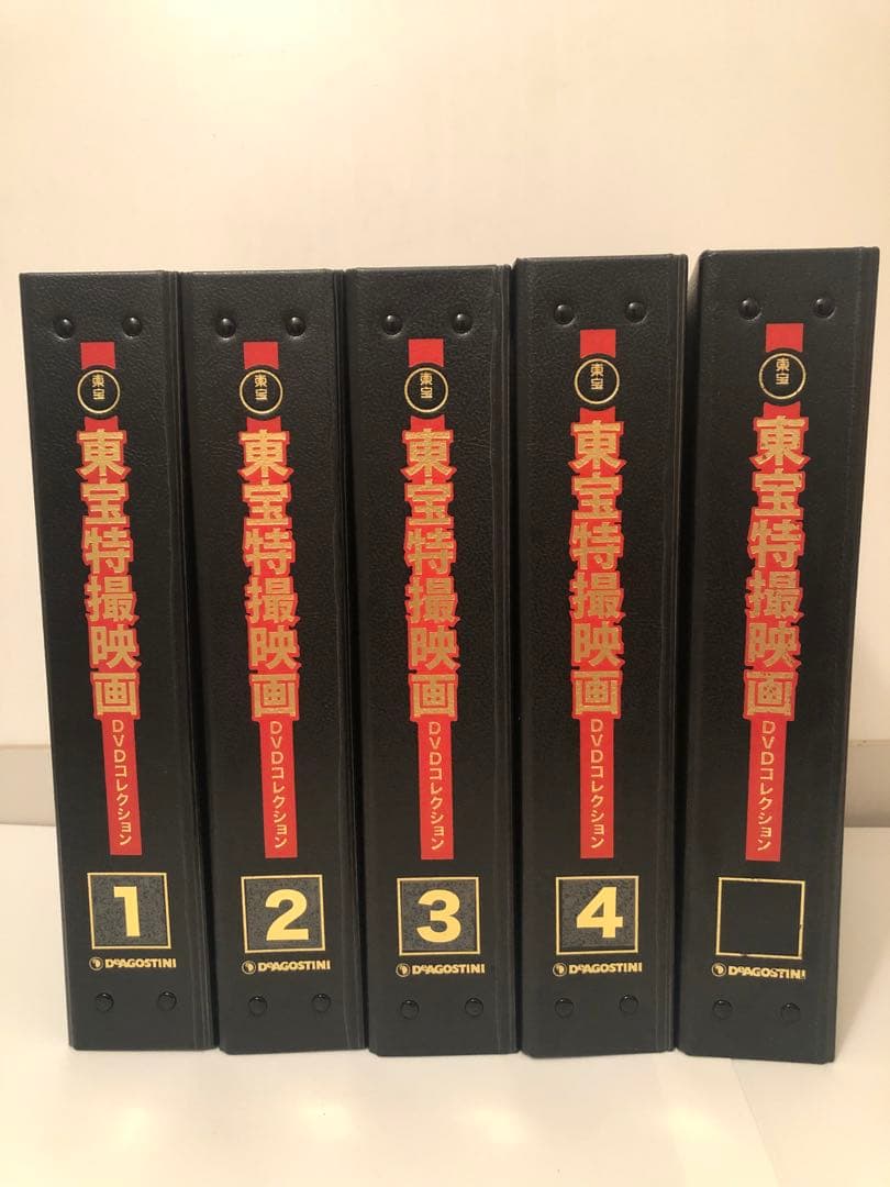 東宝特撮映画DVDコレクション 全65巻セット専用バインダー解説書専用ラック付き