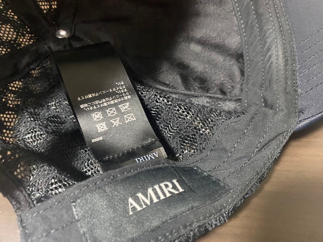 amiri アミリ トラッカーキャップ メッシュキャップ 白黒