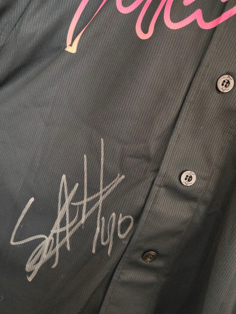 千葉ロッテマリーンズ 秋山正雲 2023BSW 実使用ユニフォーム