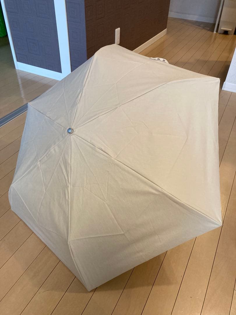 よ*ー様 COKAGEプラス 手開き日傘 3段折りたたみ傘　ラテベージュ