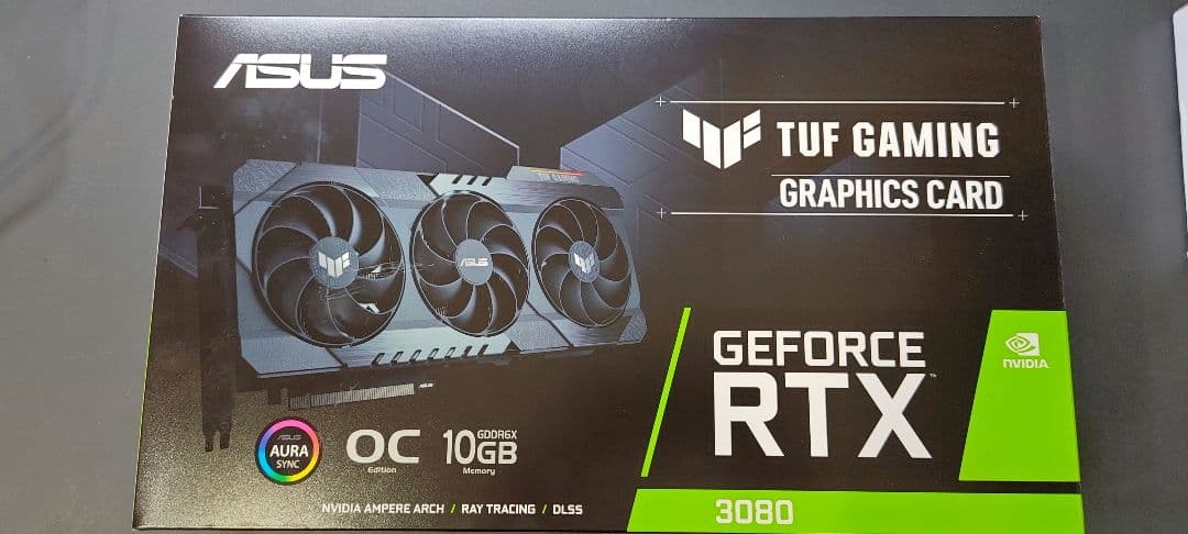 グラフィックボード・グラボ・ビデオカード ASUS TUF-RTX3080-O10G-GAMING