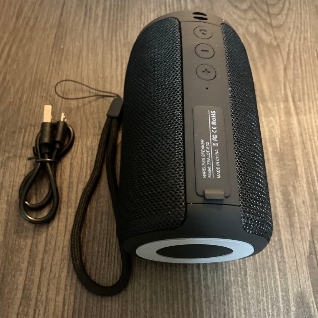 新品 ブラック Bluetooth ワイヤレススピーカー