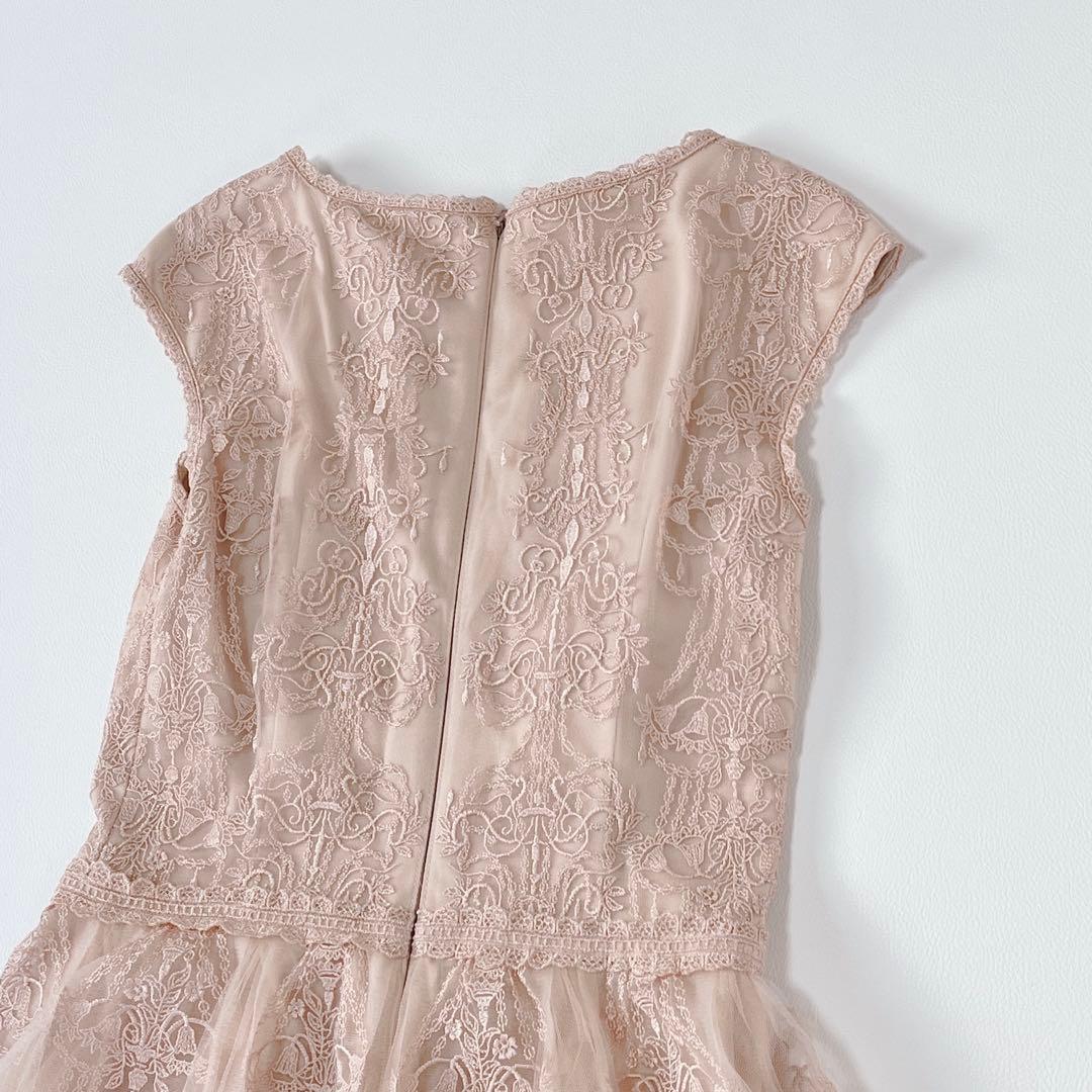 美品✨ TADASHI SHOJI レース チュール ドレス ワンピース