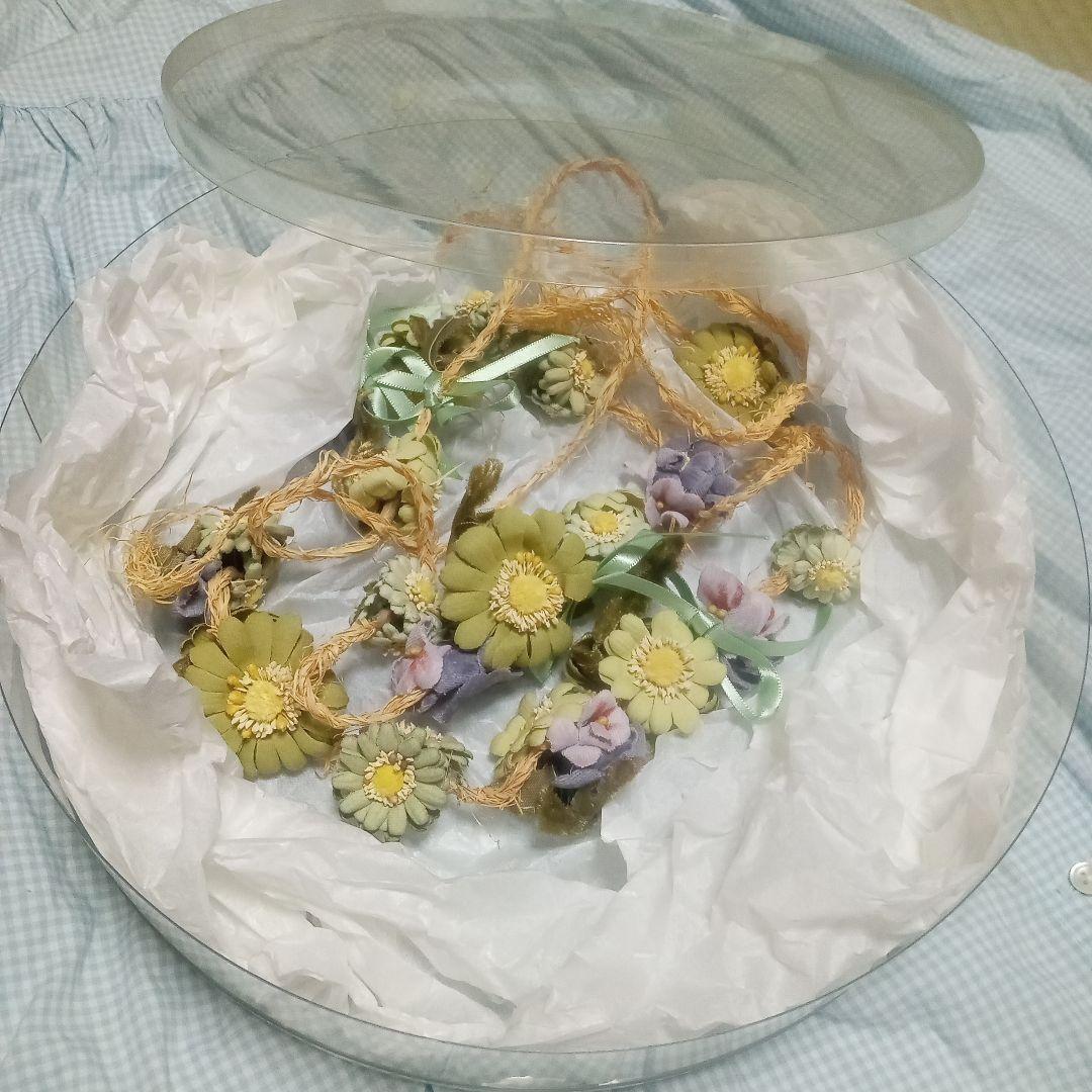 ワンダフルワールド　雛菊とすみれコサージュベルト