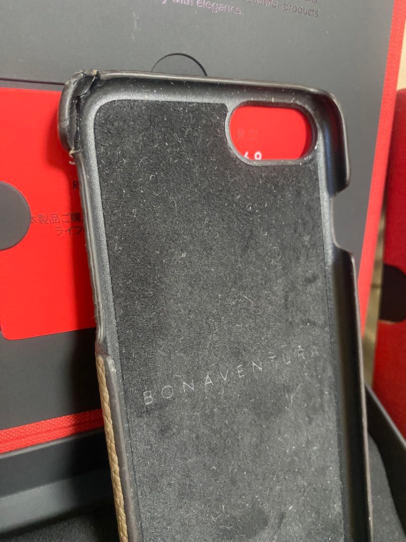 Bonaventura iPhone用ケース ストラップ付き