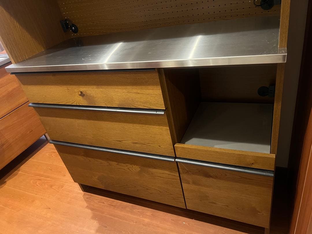 【配送料込】クラッシュゲート 関家具　食器棚　キッチンボード カップボード