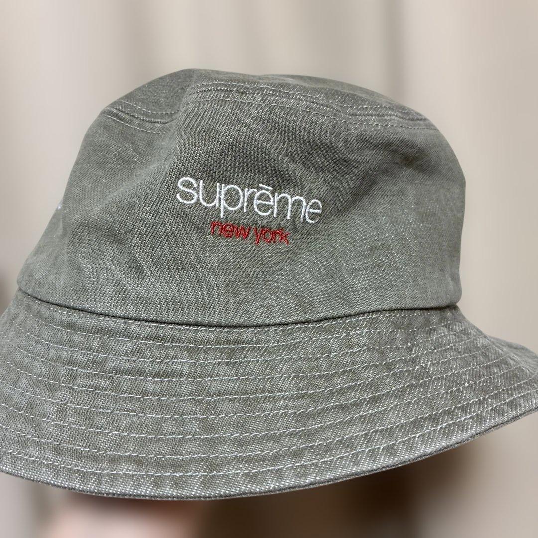 ま*ま様 supreme グレー バケットハット
