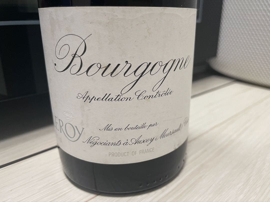 【セラー保管】 LEROY ルロワ ブルゴーニュ ルージュ 1998 送料込み