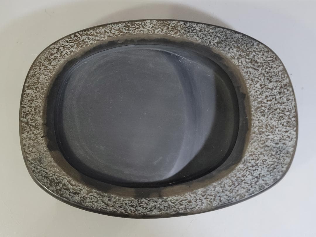 長崎県対馬若田硯 源照作 未使用 共箱 DT446