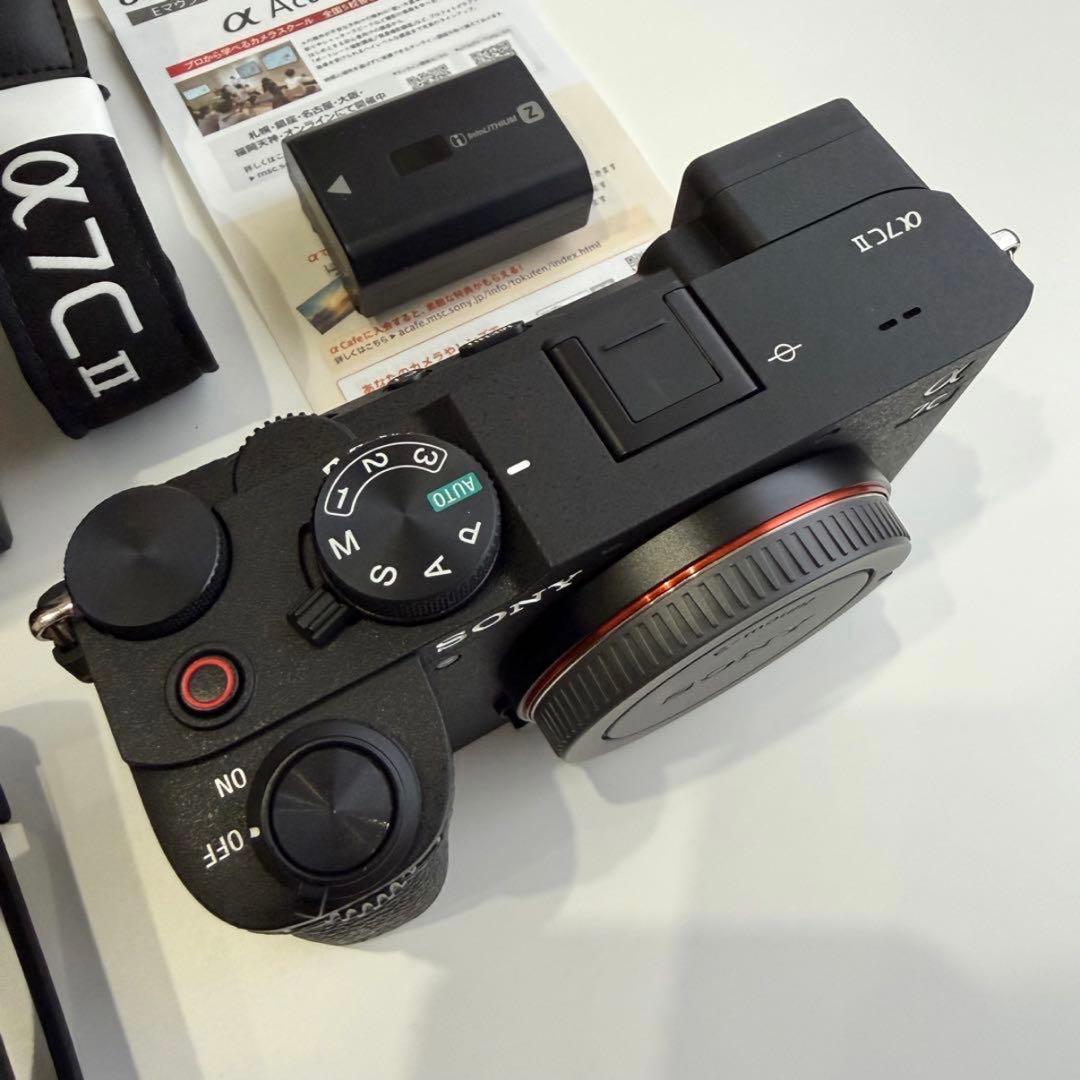 極美品 SONY a7C Ⅱ ブラック 付属品完備+シリコンカバー・SDカード