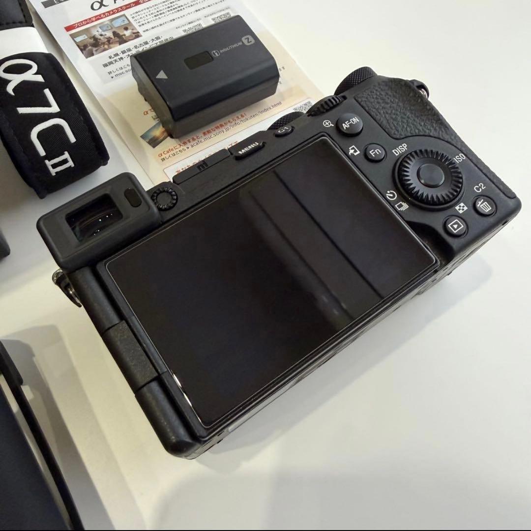 極美品 SONY a7C Ⅱ ブラック 付属品完備+シリコンカバー・SDカード