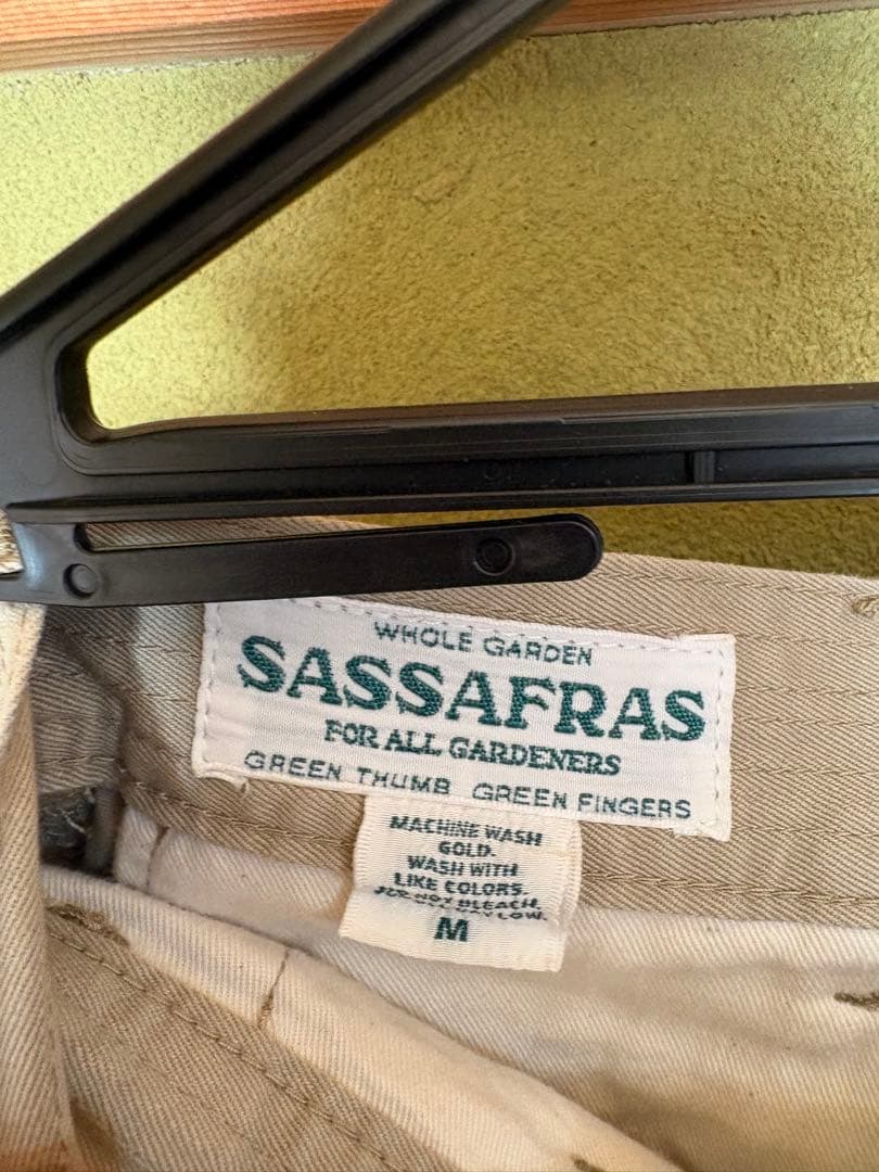 SASSAFRAS WHEEL BARROW PANTS カーキ
