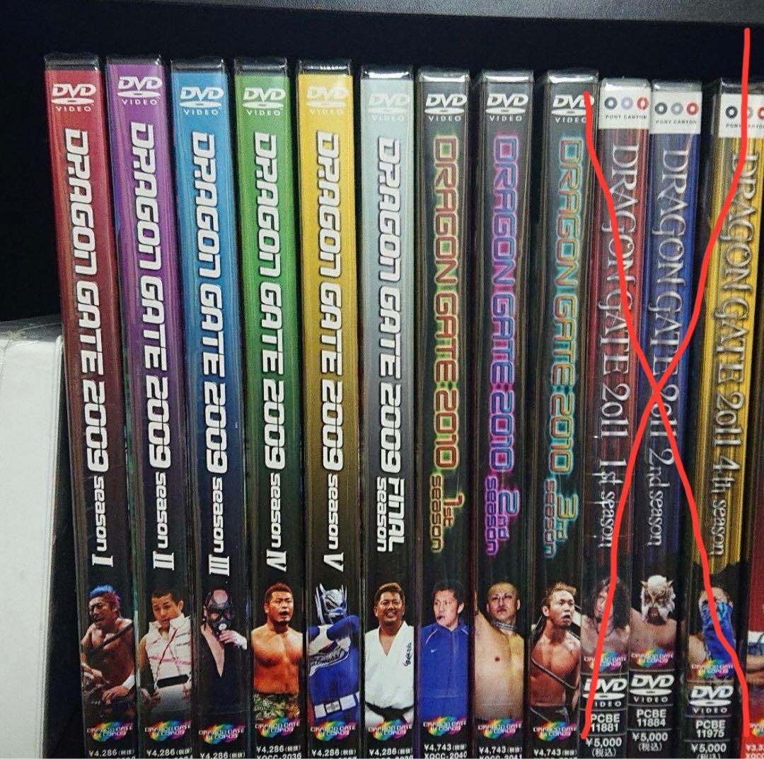 DRAGON GATE DVD 2005〜2010 全33本セット