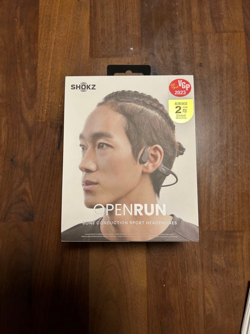 Shokz OpenRun ブラック 骨伝導イヤホン　良品