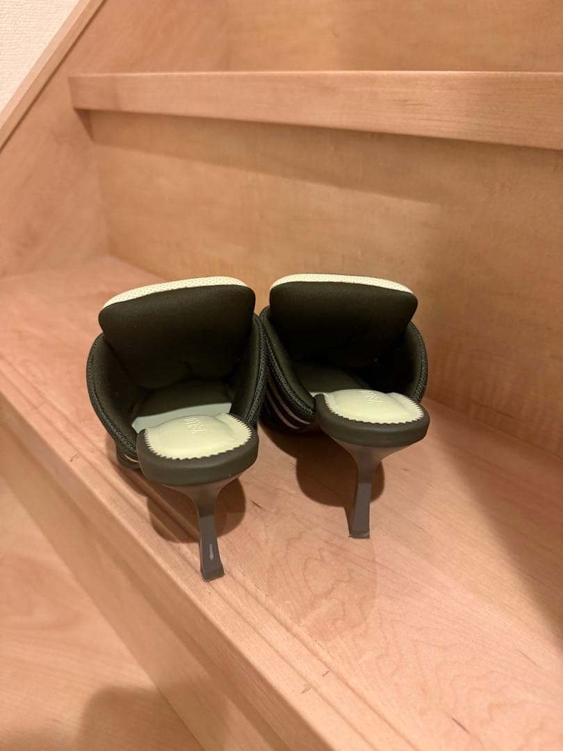 YELLO GRASS SNEAKER MULES Lサイズ