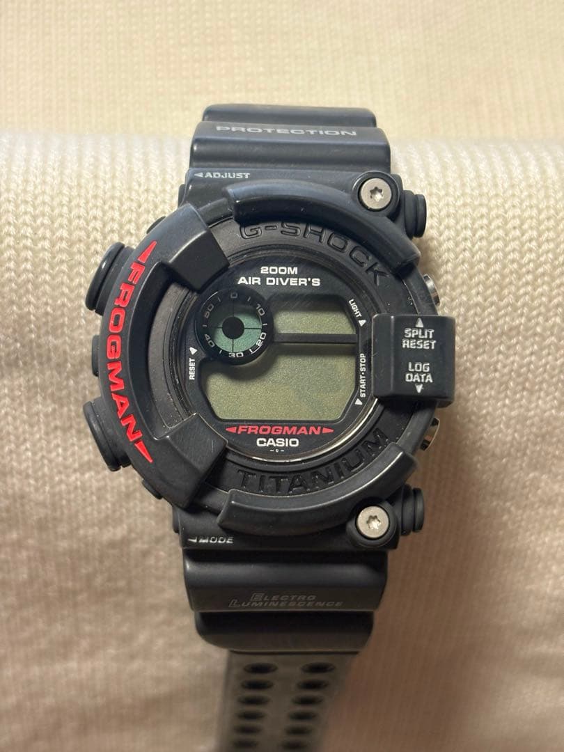 G-SHOCK FROGMAN チタン ブラック　DW-8200 フロッグマン