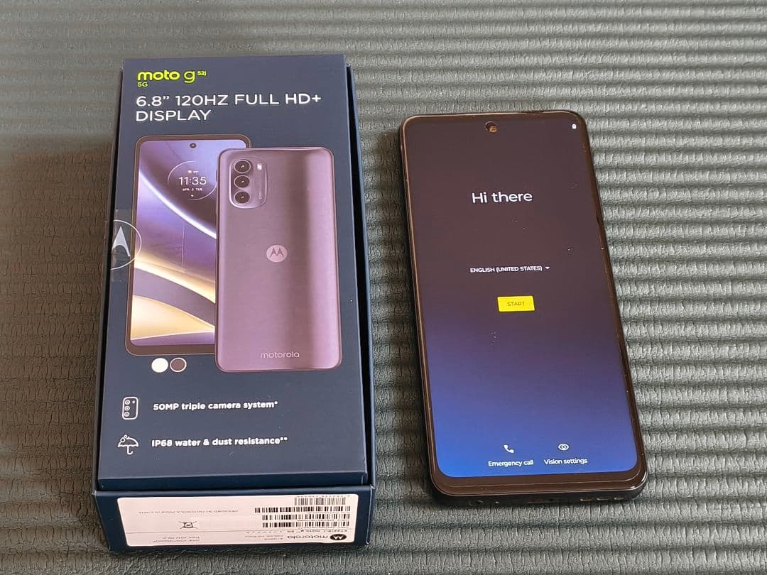 Motorola moto g52j インクブラック 128GB SIMフリー