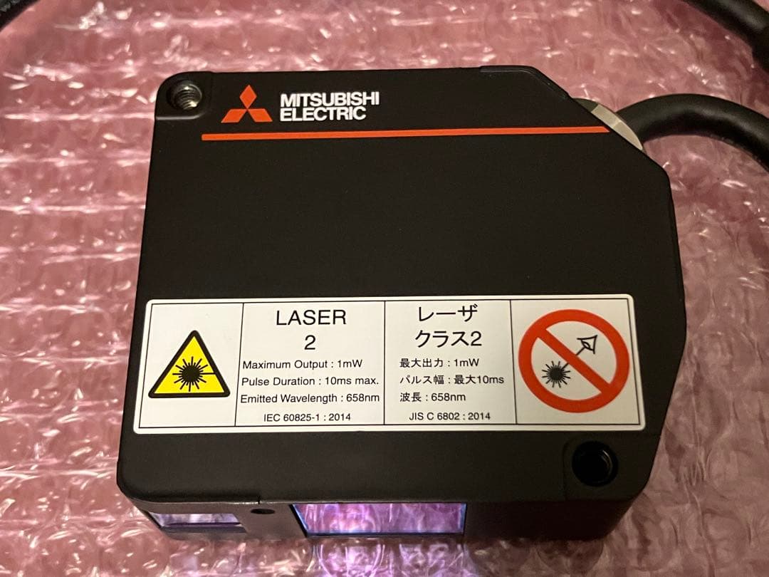 三菱電機　レーザ変位センサコントローラユニット　2セット4入力分