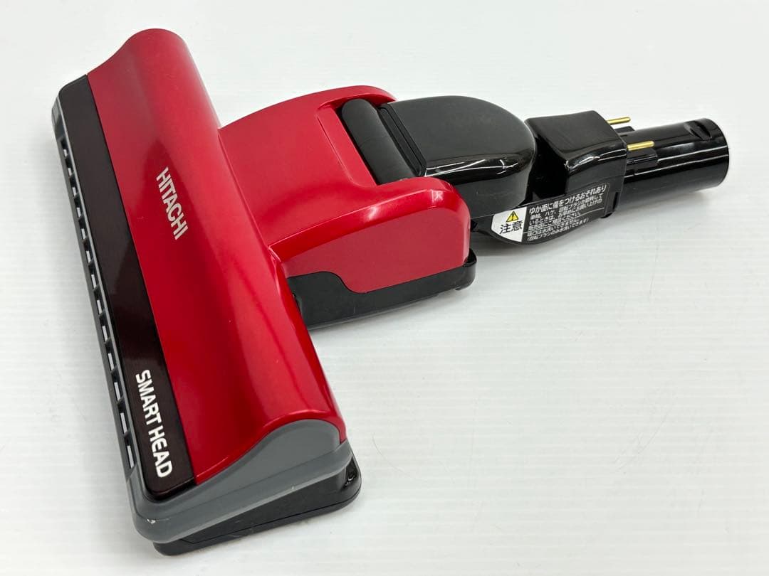 赤　日立　掃除機　美品　綺麗　 動作保証 D-DP15 パワーヘッド　回転ブラシ