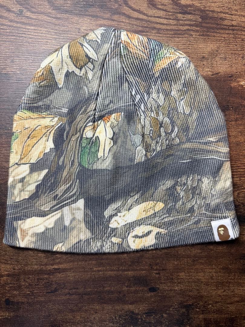 帽子 A BATHING APE Knit Cap \"Real Tree\"