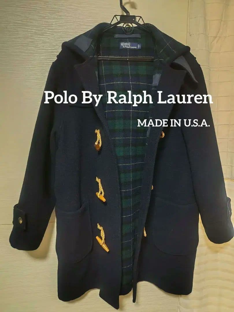 Polo By Ralph Laurenダッフルコート ネイビー 90 USA製